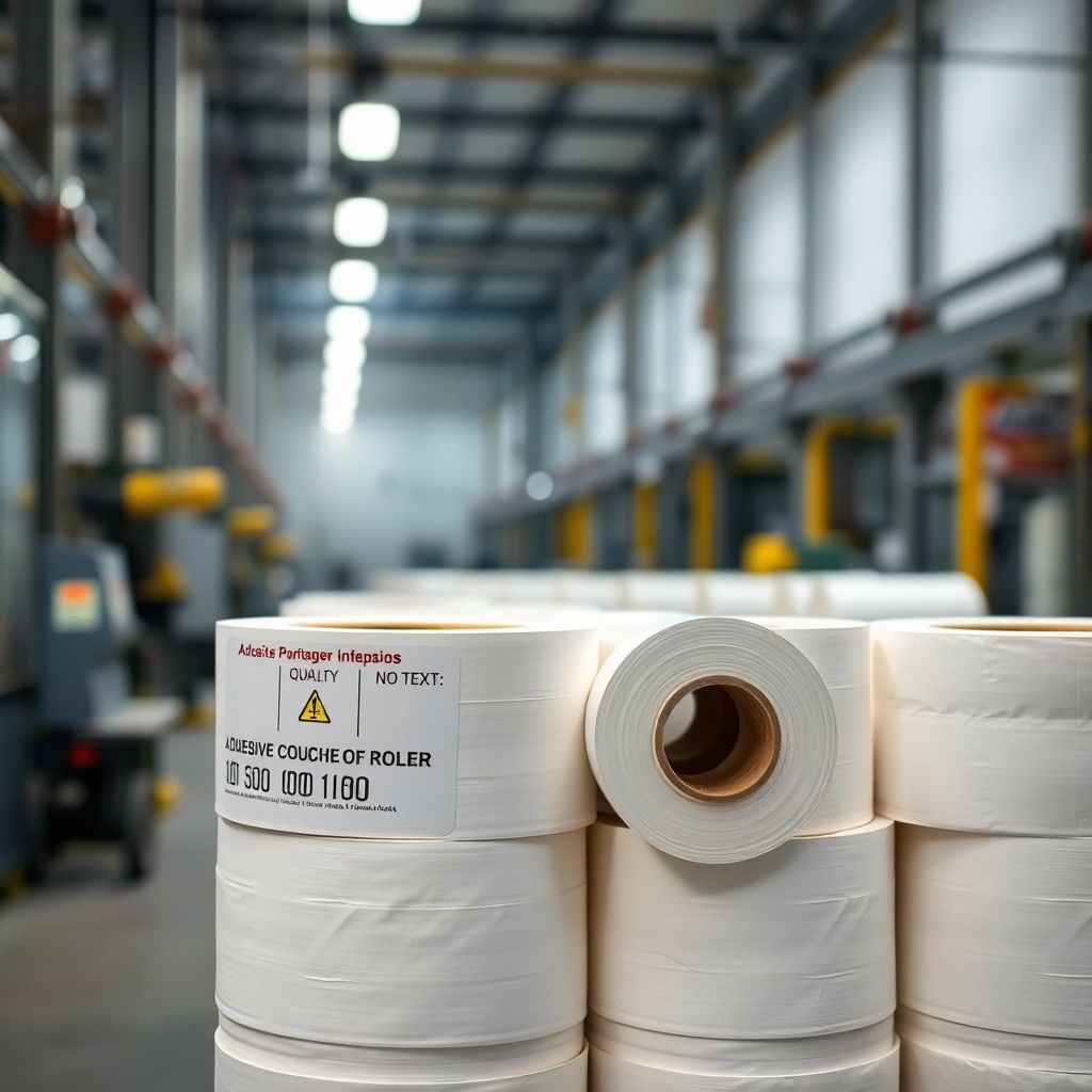 Papel Couche Adhesivo